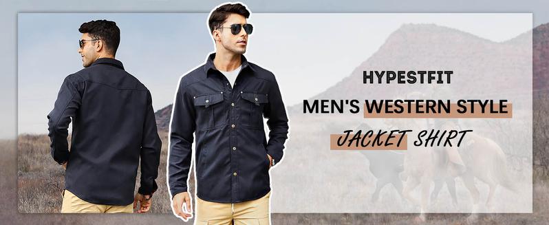 Men's Flannel Lined Shacket Jacket Plaid Brushed Lining Cowboy Western Twill Outdoor Shirt Jacket