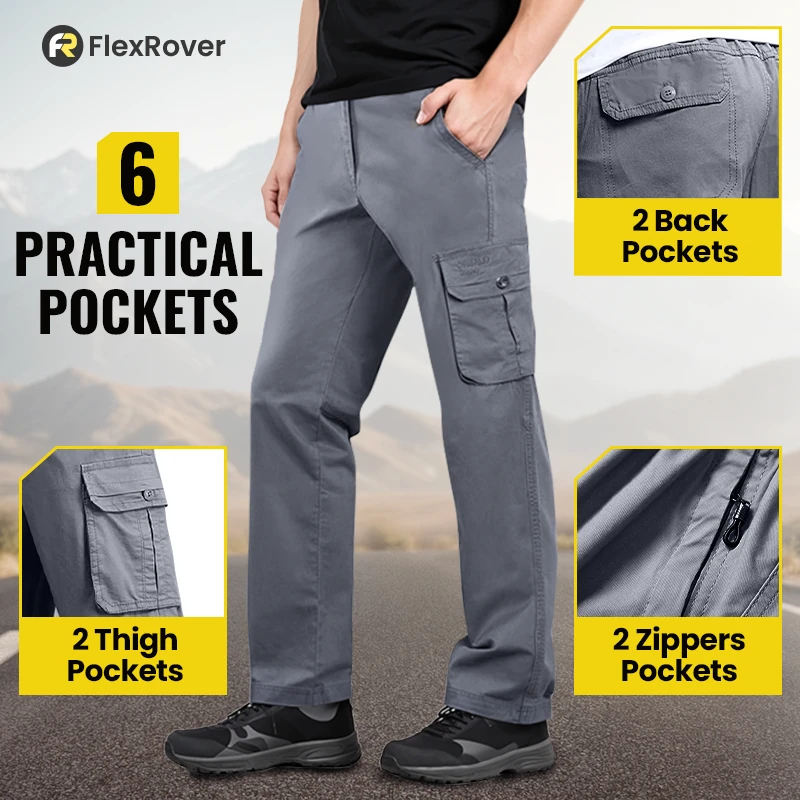 FlexRover - Ultra Comfort Flex Fit Cargo Pants