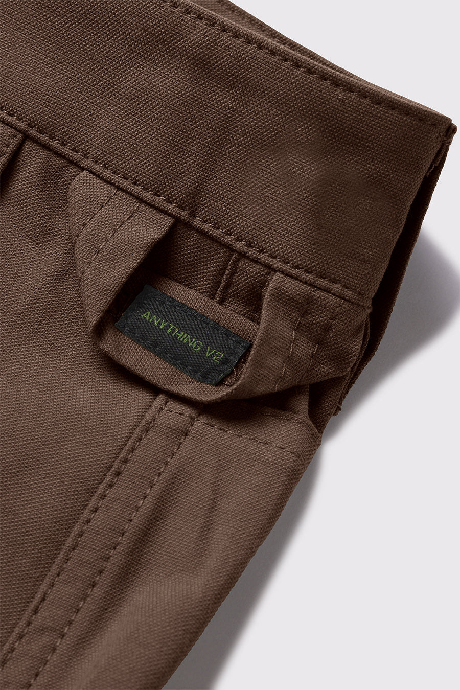 Covert Pant - Dark Earth - photo from loop detail #color_dark-earth