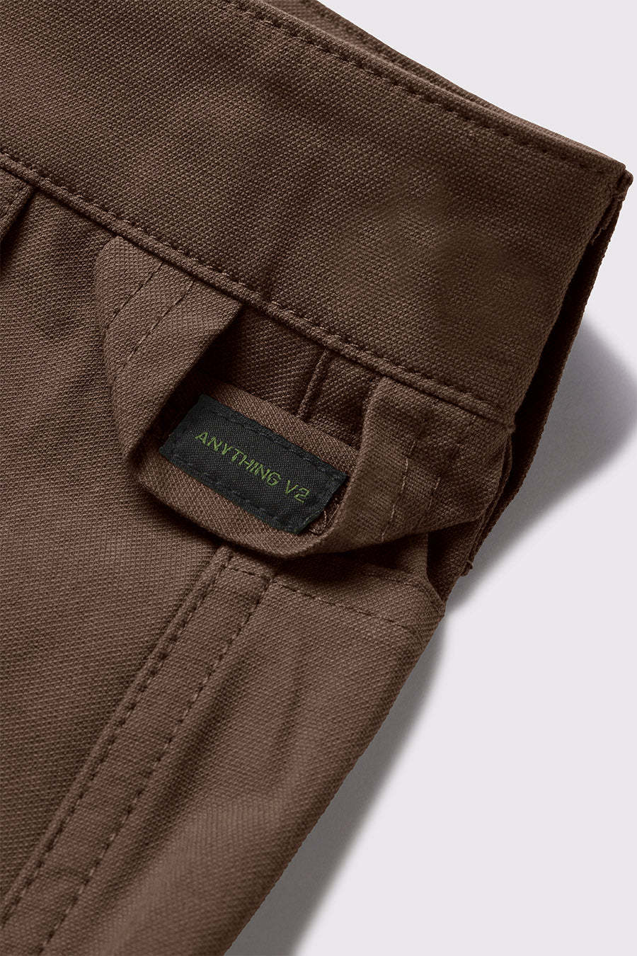 Covert Pant - Dark Earth - photo from loop detail #color_dark-earth