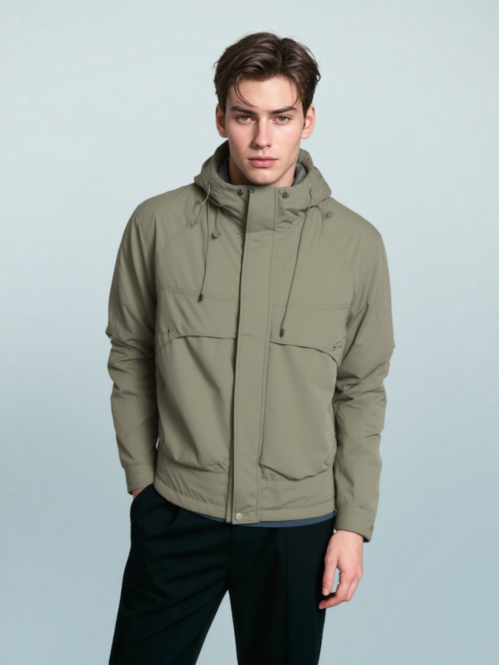 Winter Warm Windproof Hooded Jacket for Men