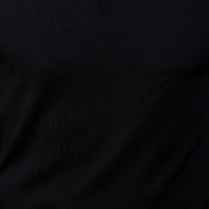 Bellagio Buttonless Long Sleeve Merino Polo Grey