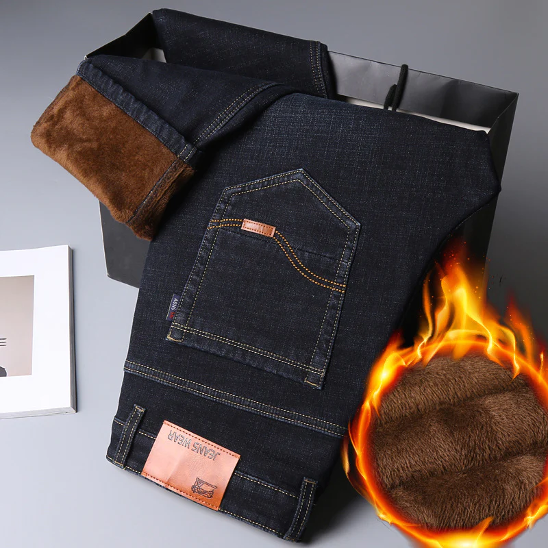 ArcticFit Fleece Jeans: Warm & Stylish