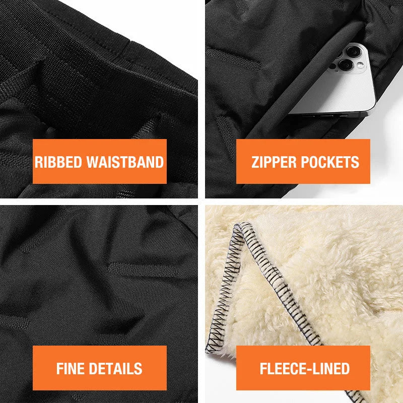 ⏳LAST DAY SALE 50% OFF!! ✨Unisex Super Cozy & Warm Fleece-Lined Waterproof Pants🔥