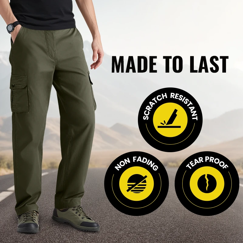Men’s Multi-Pocket Cargo Pants