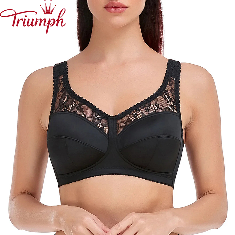 Triumph - 3 sztuki 🔥Seksowna koronkowa bielizna, ultracienki biustonosz
