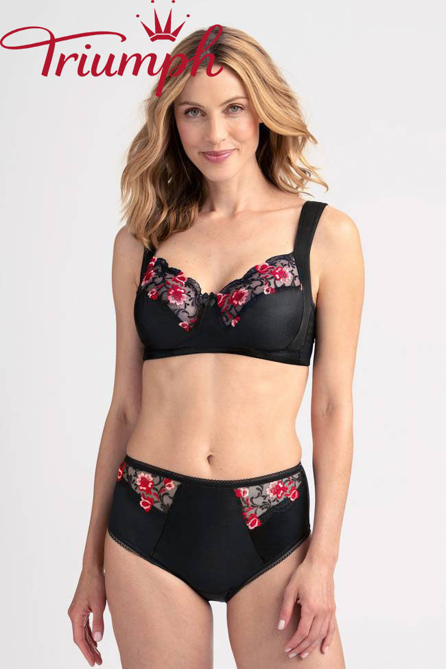 TRIUMPH - 3 DIELY (65A-120H) 💝 VYŠÍVANÉ BIELE OBLEČENIE ✨-GR