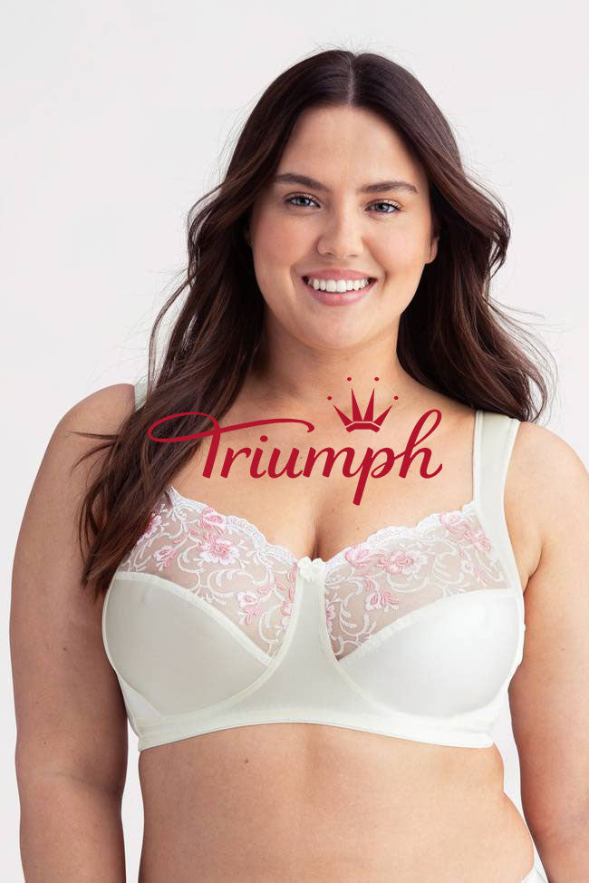 TRIUMPH - 3 DIELY (65A-120H) 💝 VYŠÍVANÉ BIELE OBLEČENIE ✨-GR