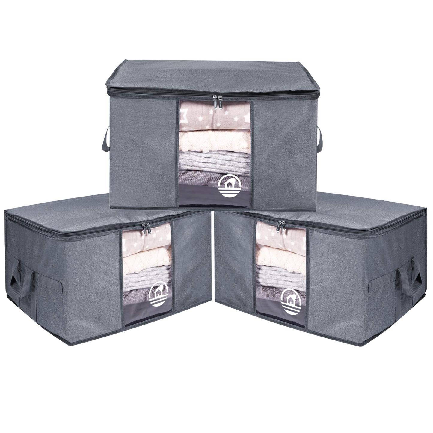 Sanctome 3pk Grey 90L Storage Bag