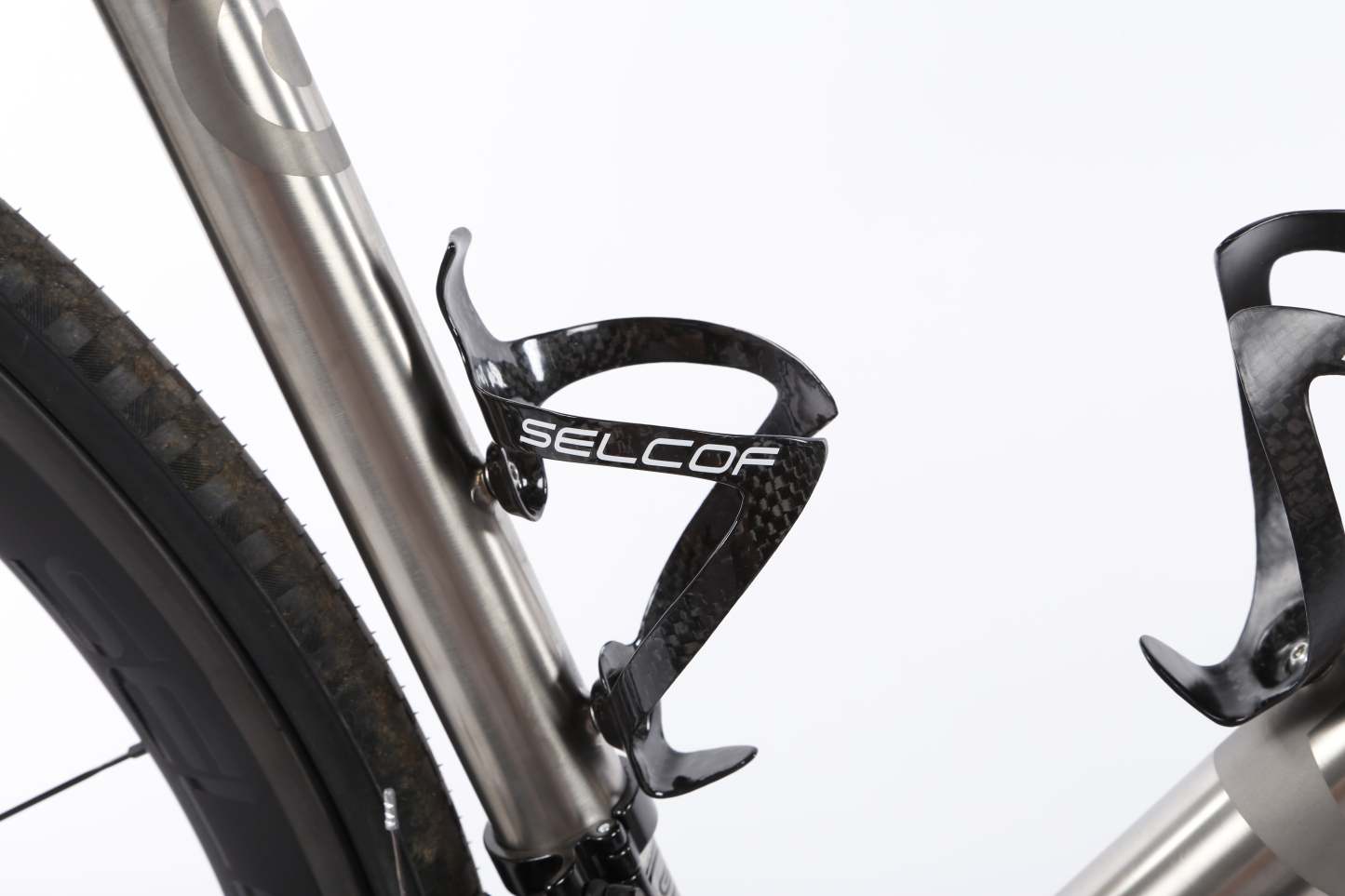 Selcof Carbon Bottle Cage Gloss Black