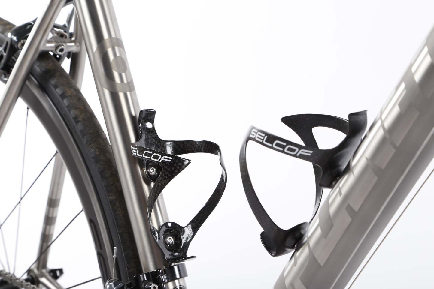 Selcof Carbon Bottle Cage Gloss Black