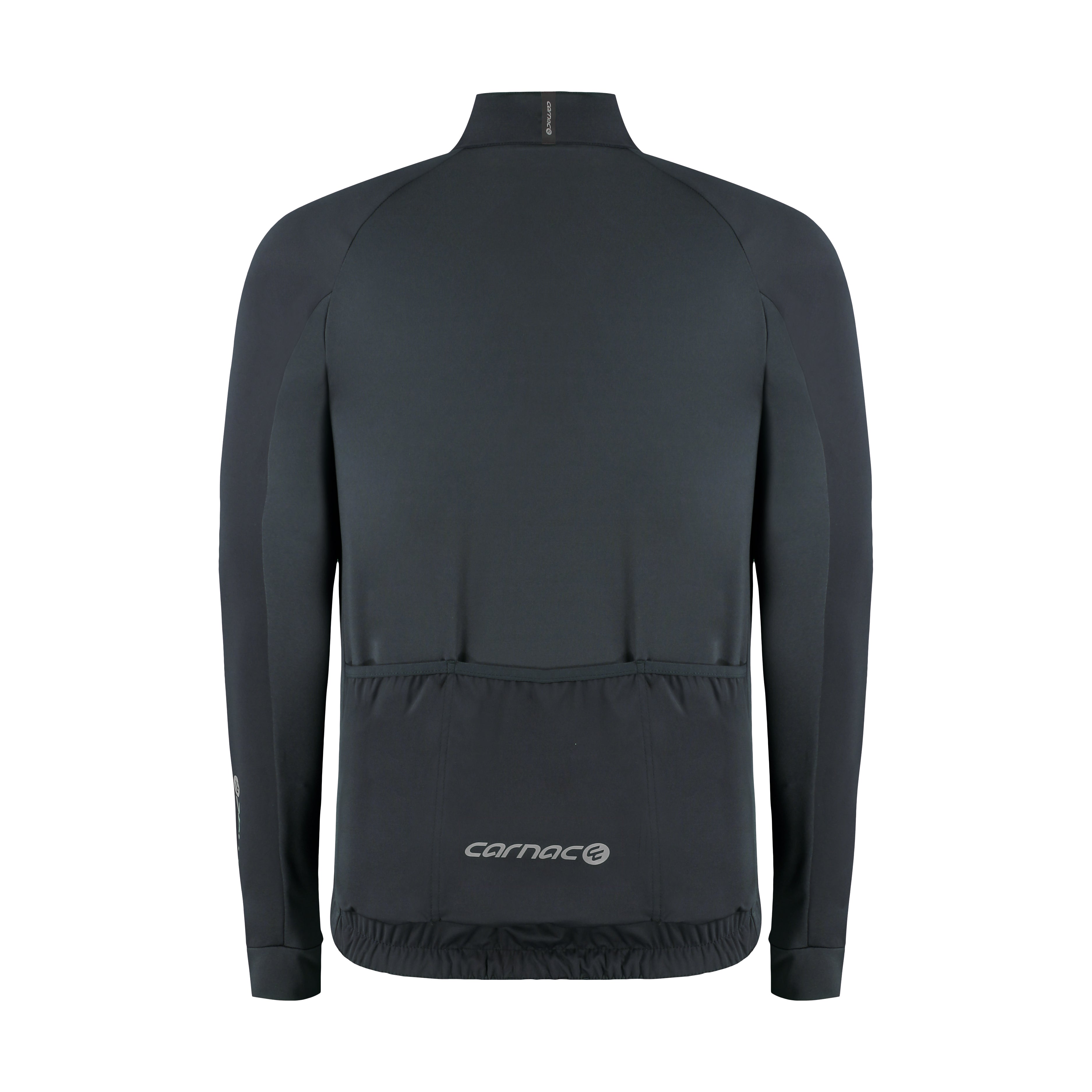 Carnac Men's Charcoal Long Sleeve Windproof Cycling Jersey-Planet X
