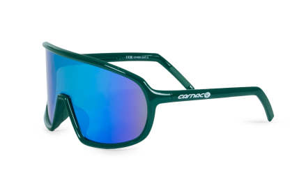 Carnac Para Sunglasses / Pine Green Frame & Blue Revo Lens-Planet X