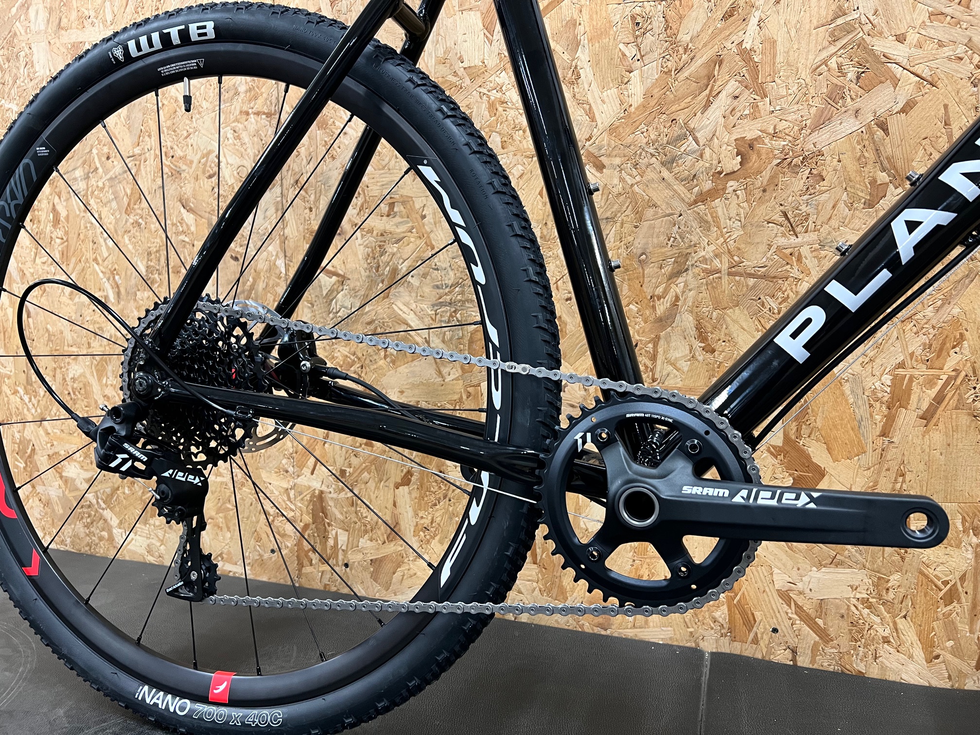 Planet X London Road SRAM Apex 1 HRD Bike - X Large - Black