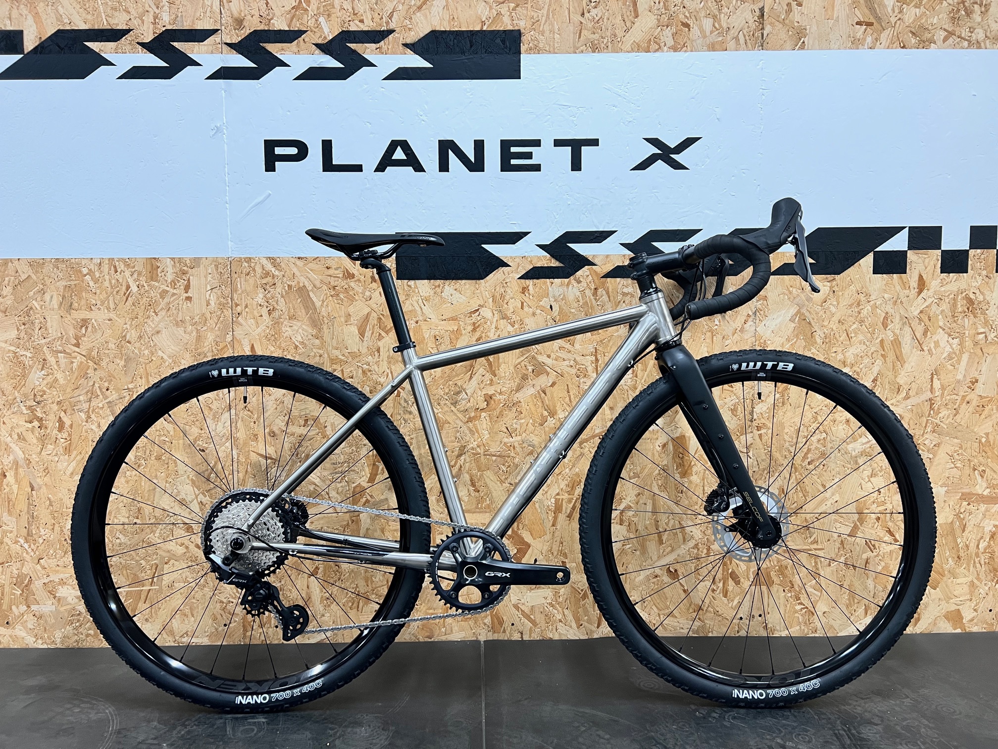 Planet X Tempest Shimano GRX RX820 Titanium Gravel Bike / Extra Small (46)