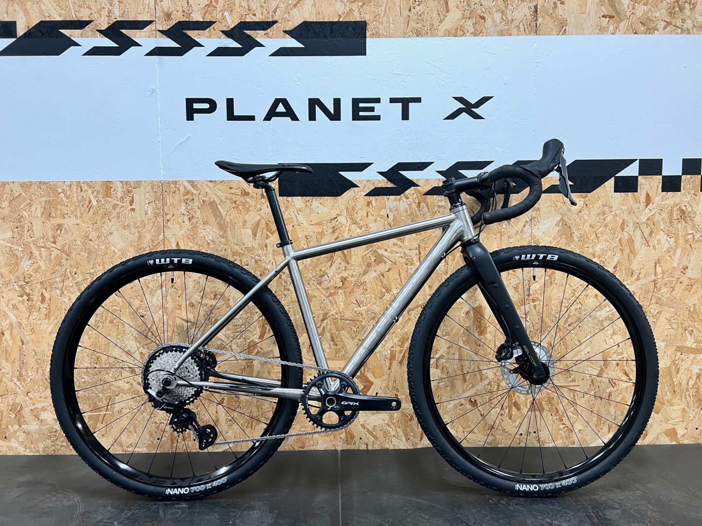 Planet X Tempest Shimano GRX RX820 Titanium Gravel Bike / Extra Small (46)