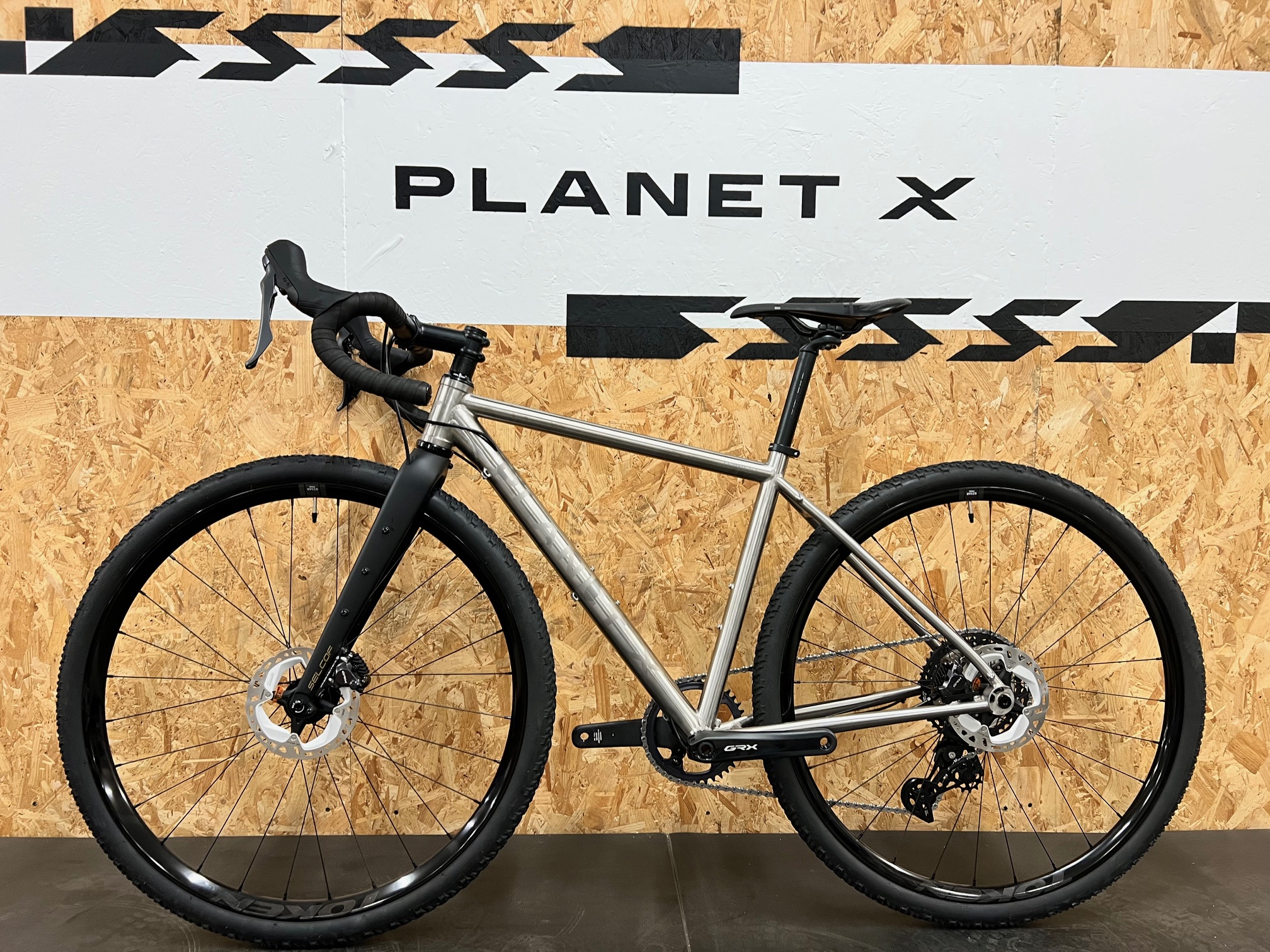 Planet X Tempest Shimano GRX RX820 Titanium Gravel Bike / Extra Small (46)