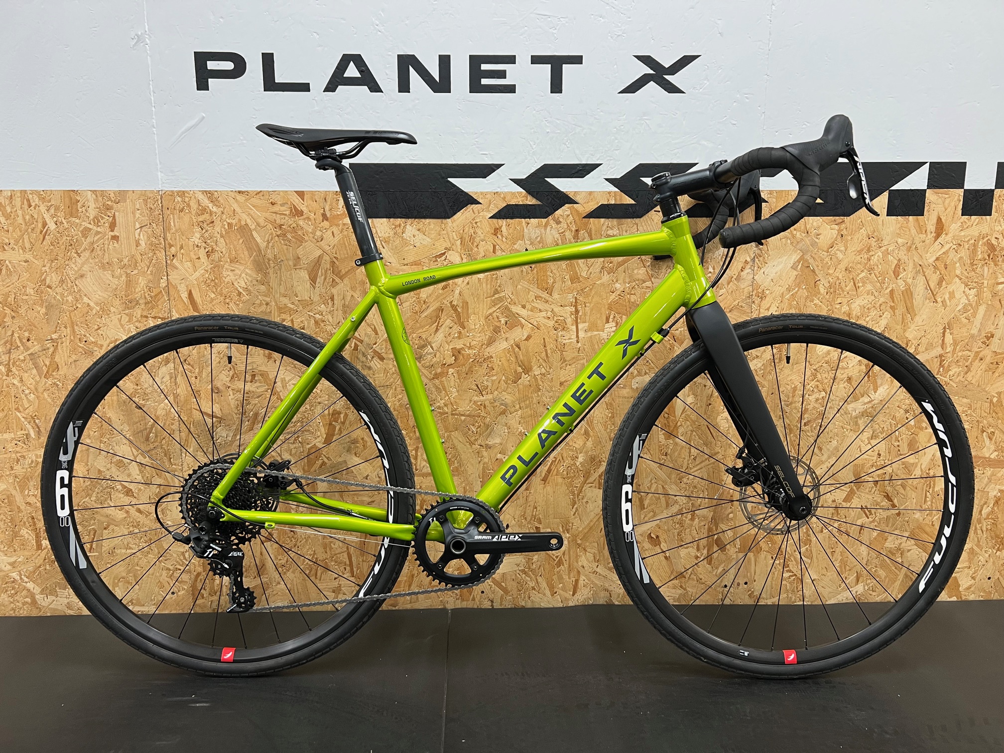Planet X London Road SRAM Apex 1 Mechanical - Large - Zesty Lime