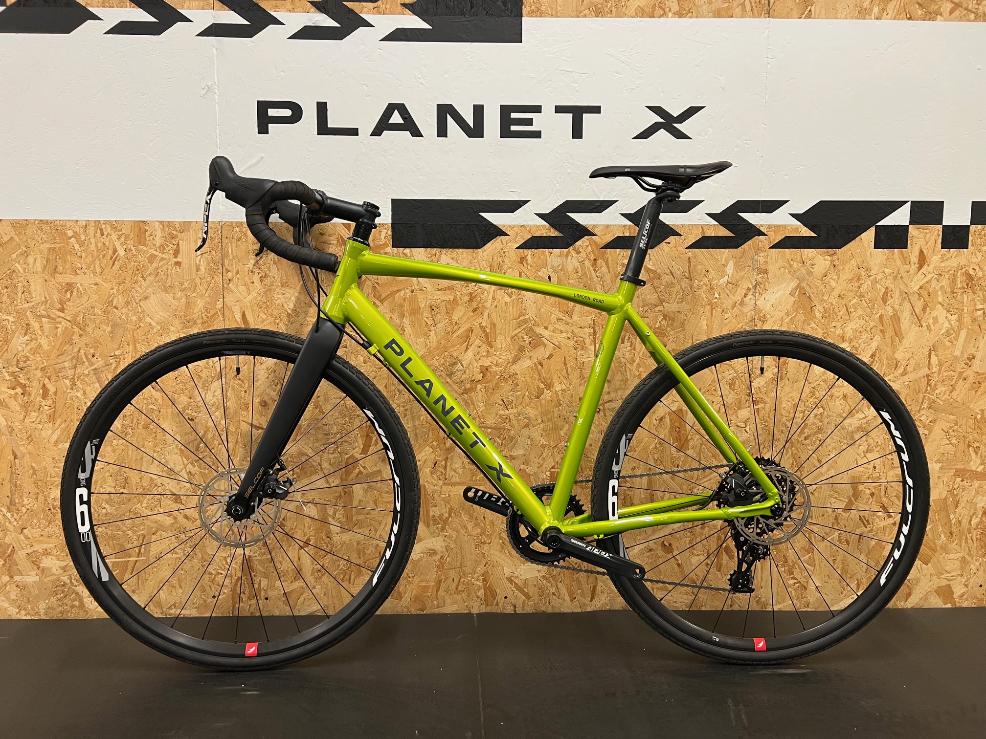 Planet X London Road SRAM Apex 1 Mechanical - Large - Zesty Lime