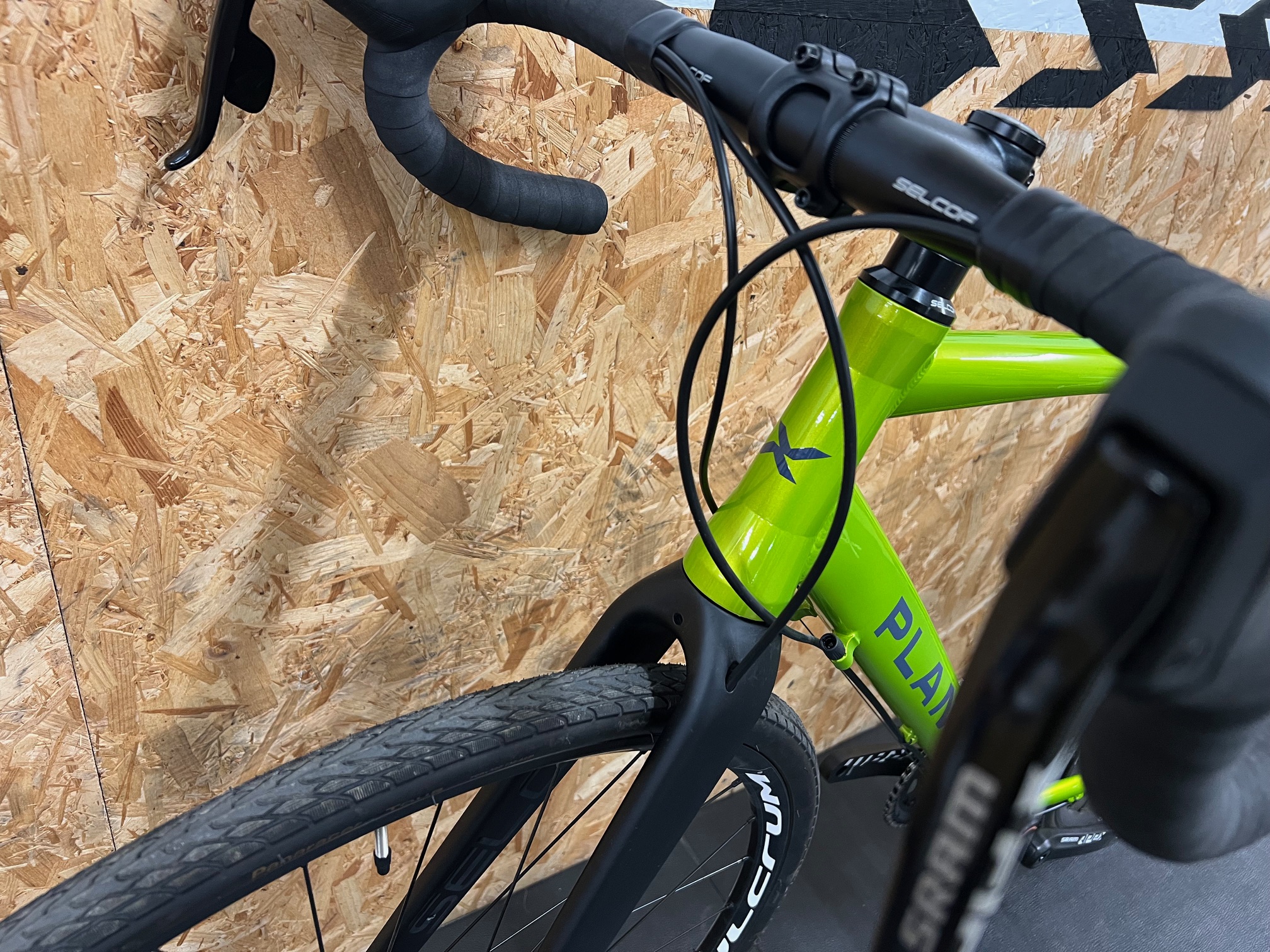 Planet X London Road SRAM Apex 1 Mechanical - Large - Zesty Lime