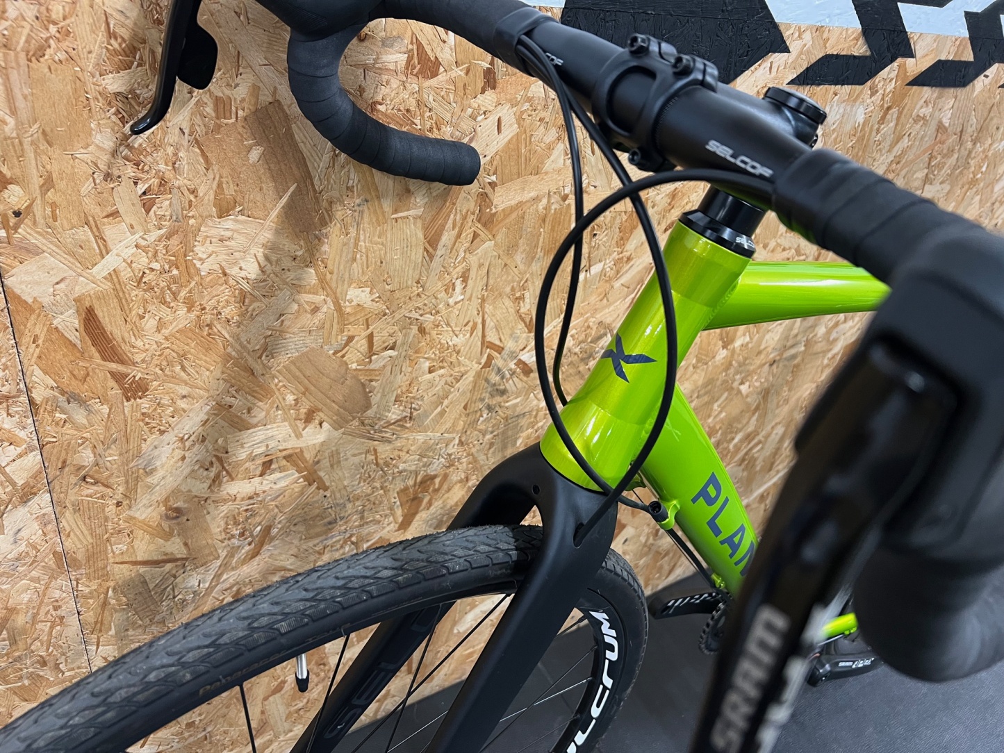 Planet X London Road SRAM Apex 1 Mechanical - Large - Zesty Lime