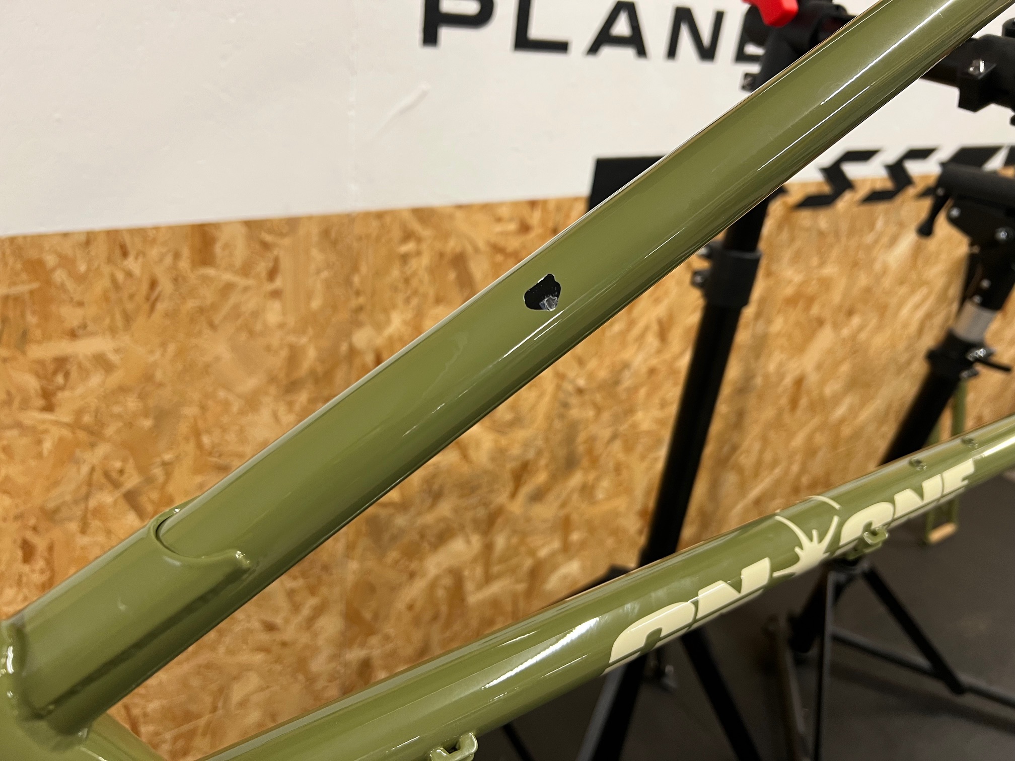 On One Bootzipper 29" Mountain Bike Frameset / Olive Green / Extra Large / Cosmetic Damage