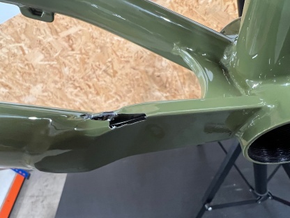 On One Bootzipper 29" Mountain Bike Frameset / Olive Green / Medium / Cosmetic Damage