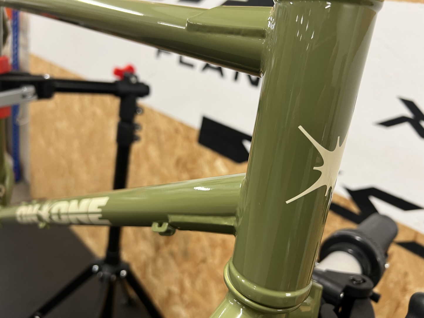 On One Bootzipper 29" Mountain Bike Frameset / Olive Green / Extra Large / Cosmetic Damage