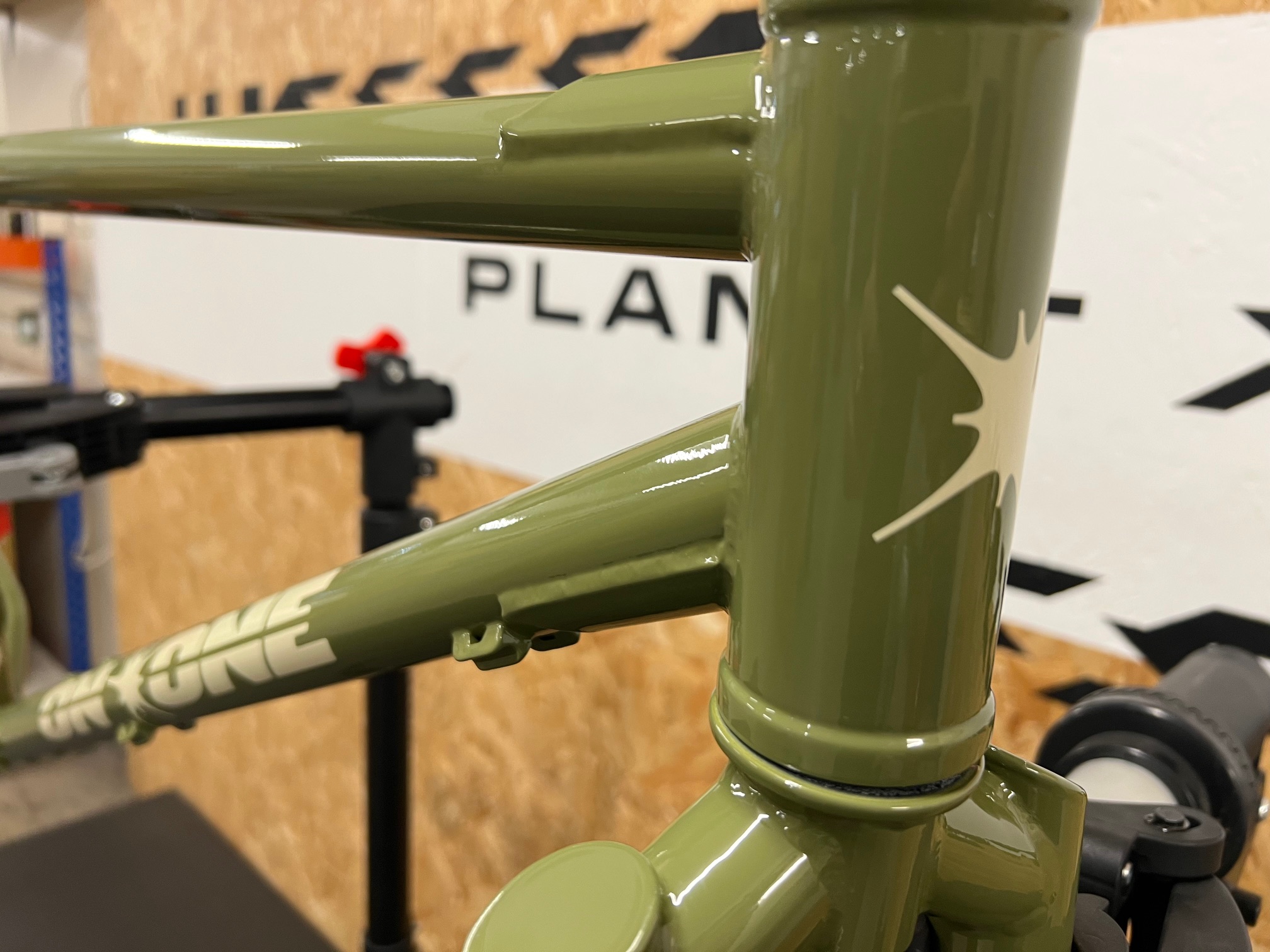 On One Bootzipper 29" Mountain Bike Frameset / Olive Green / Medium / Cosmetic Damage