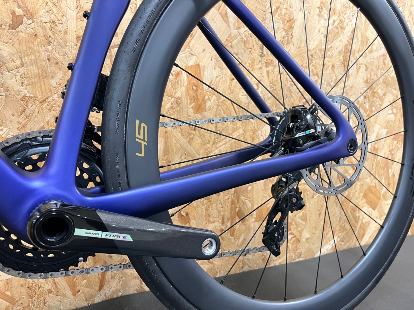Planet X EC-130 SRAM Force AXS Aero Road Bike Selcof Carbon 45 Wheels / Large / Nebula Purple / Ex-Display