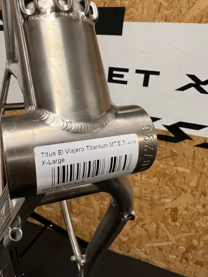 Titus El Viajero Titanium MTB Frame / XLarge / Ex Display