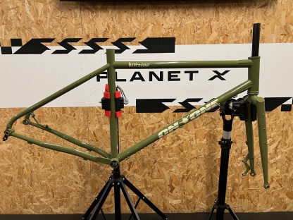 On One Bootzipper 29" Mountain Bike Frameset / Olive Green / Extra Large / Cosmetic Damage