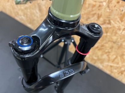 On One Bootzipper 29" Mountain Bike Frame + Rockshox 35 100 Travel Fork / Olive Green / Small / Cosmetic Damage