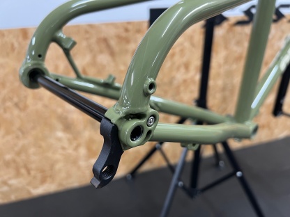 On One Bootzipper 29" Mountain Bike Frame + Rockshox 35 100 Travel Fork / Olive Green / Small / Cosmetic Damage