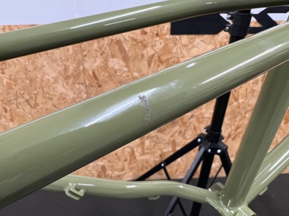 On One Bootzipper 29" Mountain Bike Frame + Rockshox 35 100 Travel Fork / Olive Green / Small / Cosmetic Damage