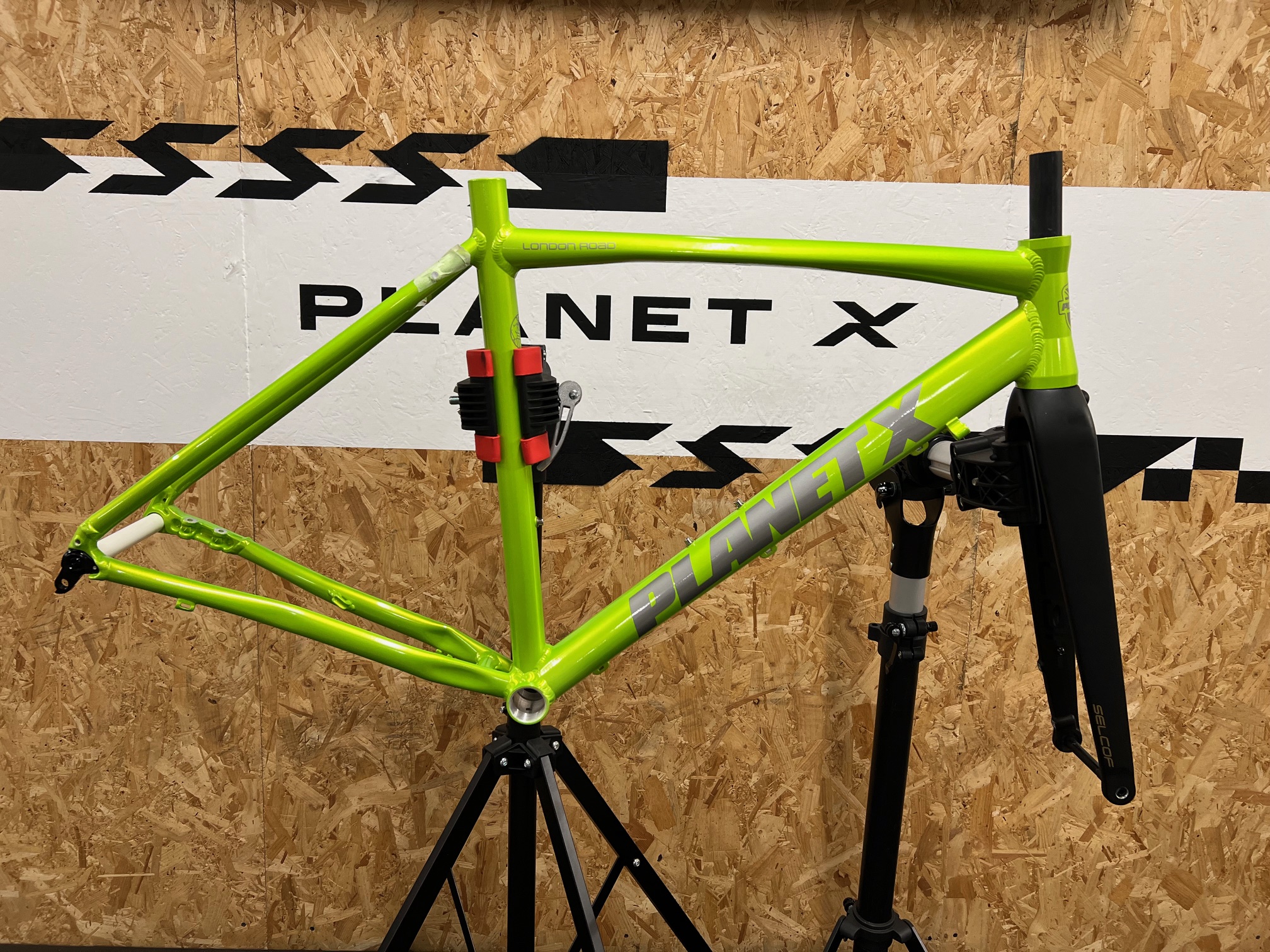 Planet X London Road Frame & Selcof Carbon Fork / Medium / Zesty Lime