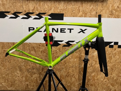 Planet X London Road Frame & Selcof Carbon Fork / Medium / Zesty Lime