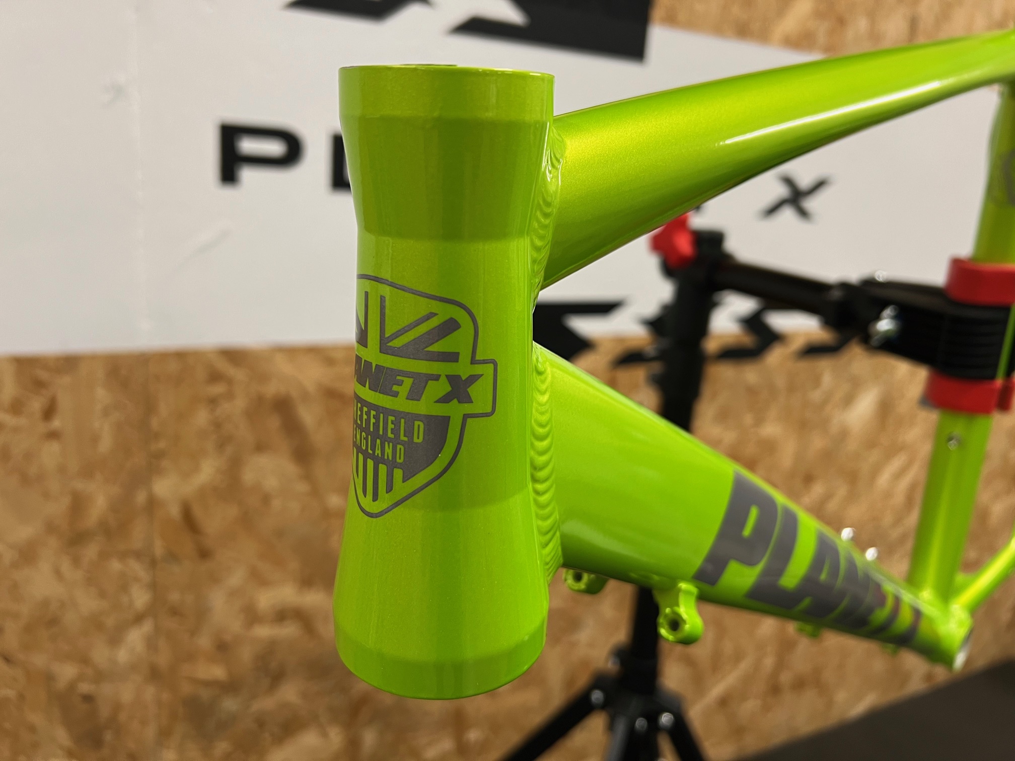 Planet X London Road Frame & Selcof Carbon Fork / Medium / Zesty Lime