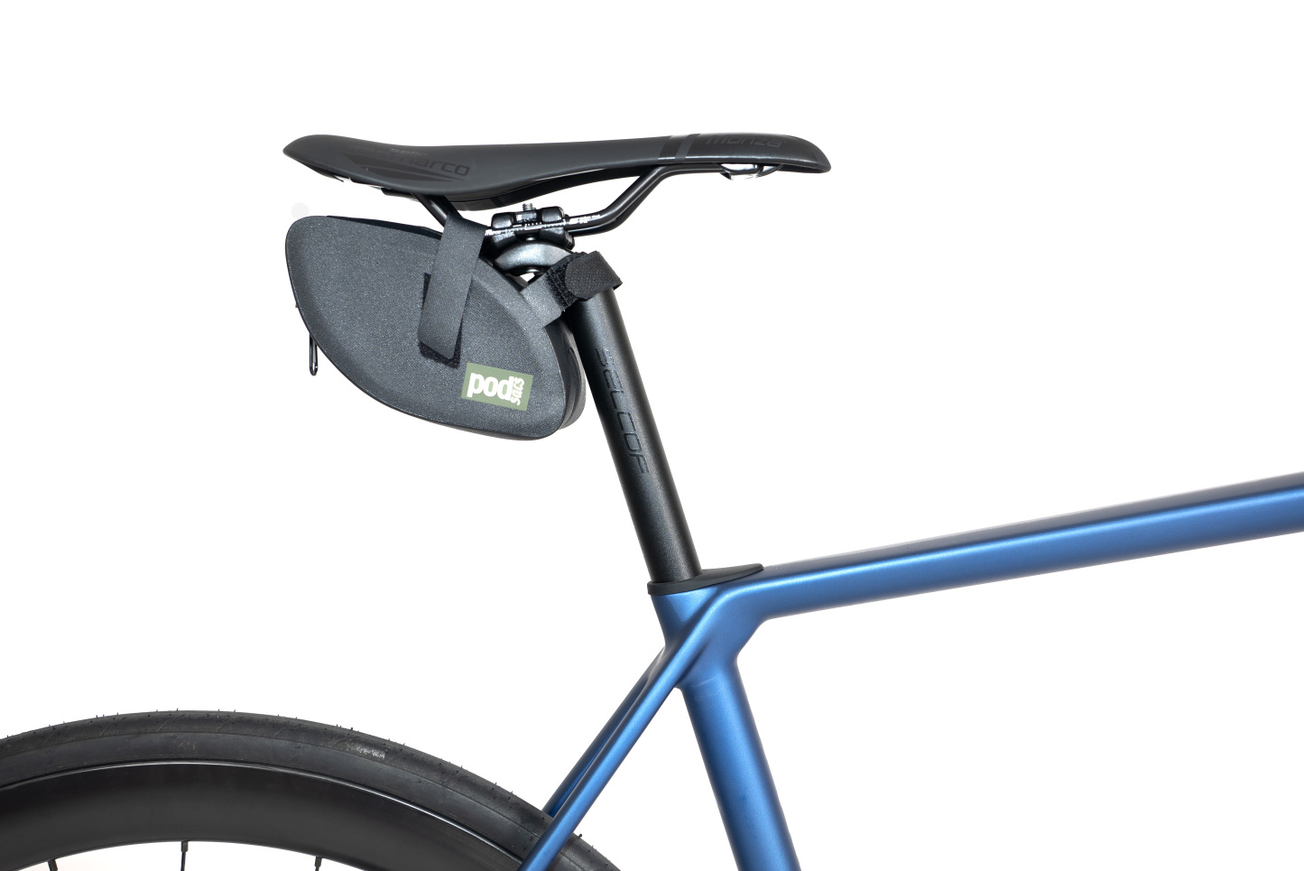 PODSACS Daytripper Waterproof Black Saddle Bag 0.6L