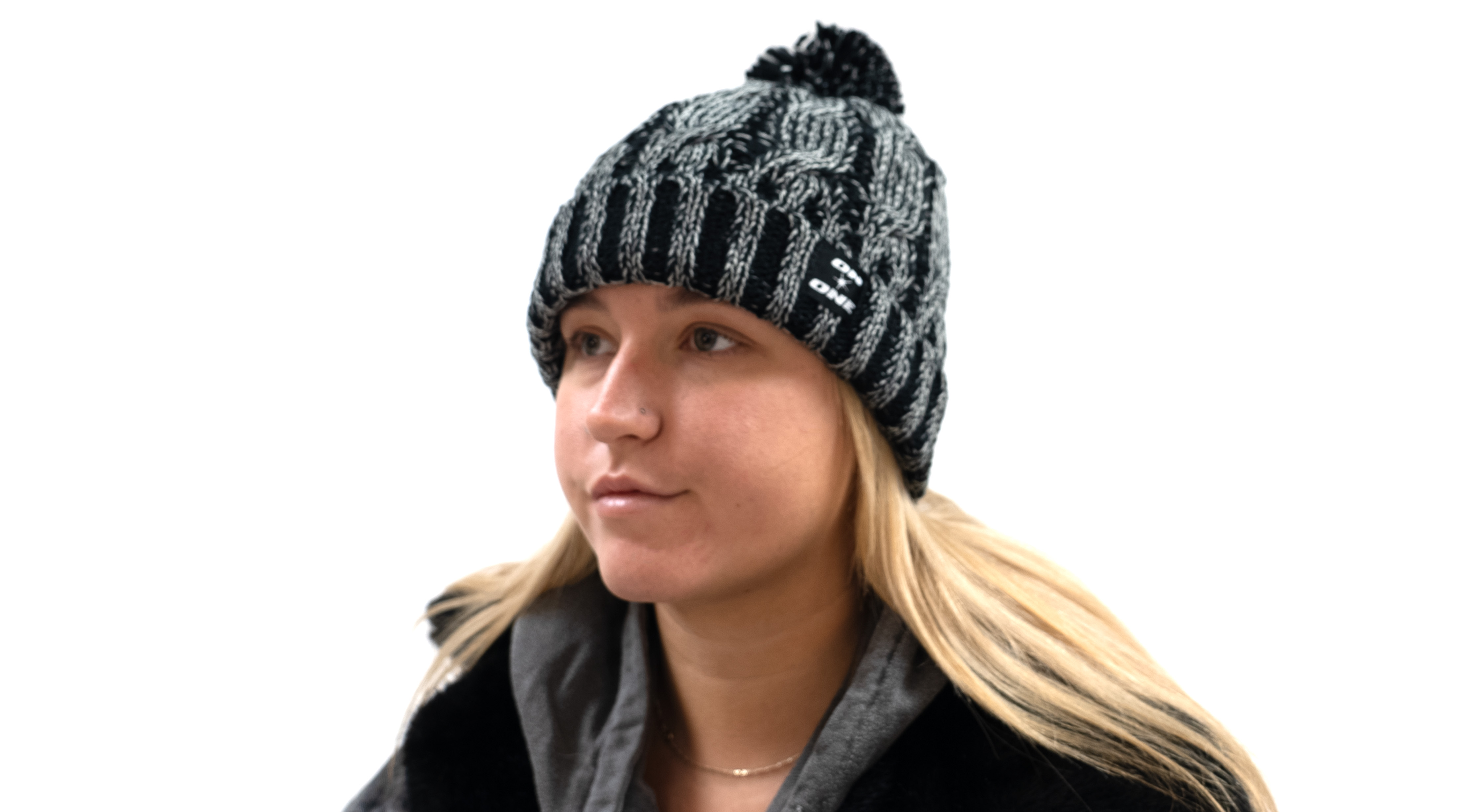 On-One Reflective Bobble Beanie