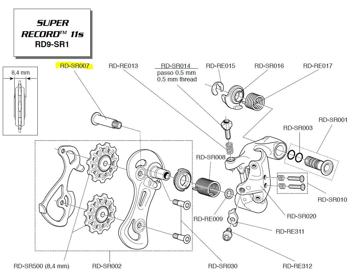 CampagnoloーRecordー(RD) （Special: Campagnolo Super Record