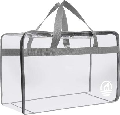 SANCTOME 60L Heavy Duty Waterproof PVC Clear Storage Bag