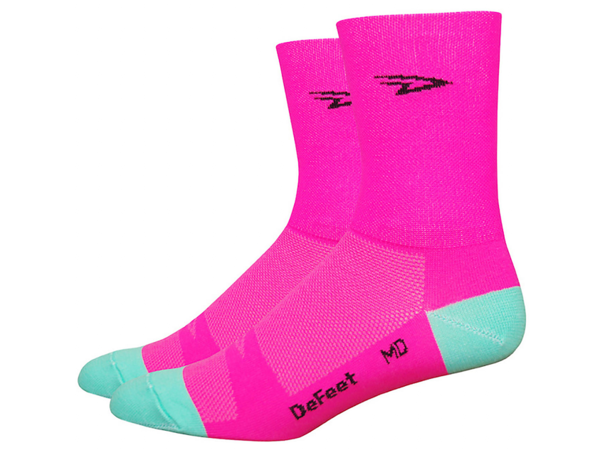 Defeet Aireator 5in Hi-Vis Socks