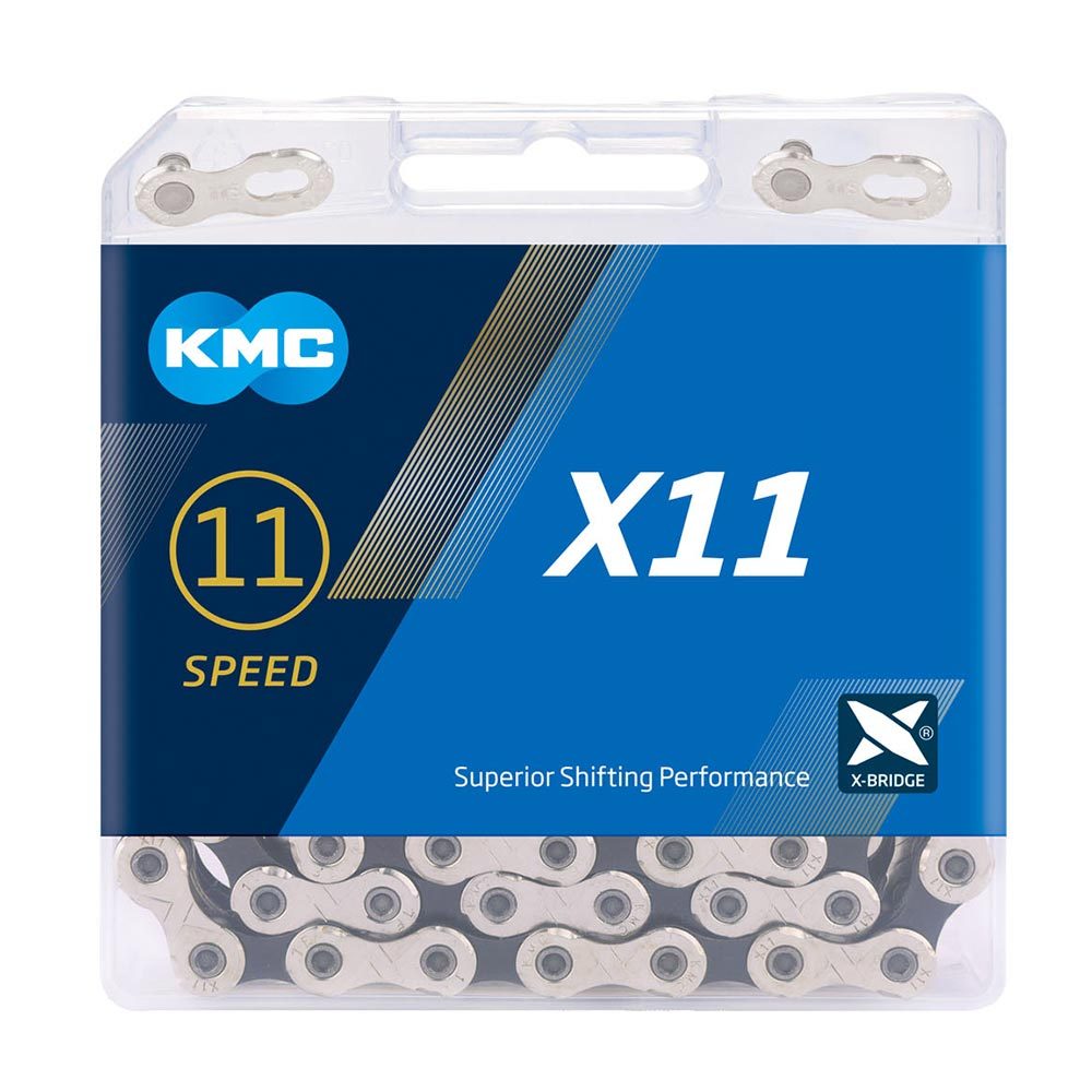 KMC X11 11 Speed Chain / 118 / SIlver/Black – Planet X