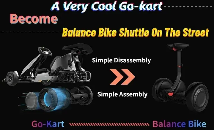 【🔥Buy 1 Free Shipping】🔥🔥Smart 2in1 Go-Kart (can also be used as a balance car for weekday travel)