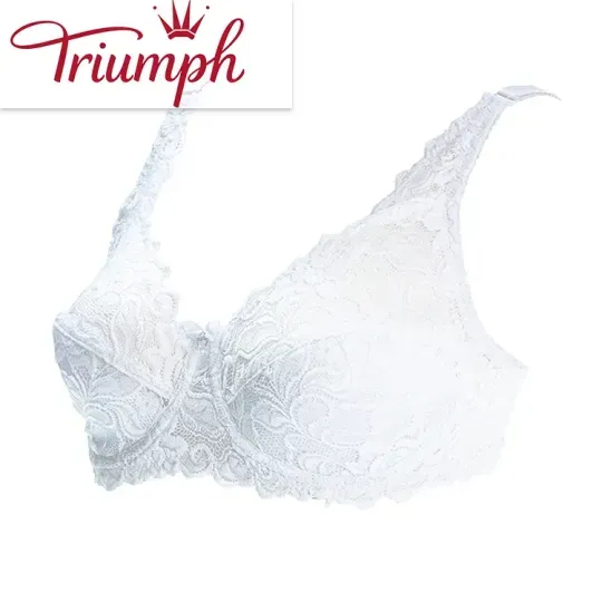 Triumph - (M-7XL) Duży, bardzo cienki koronkowy biustonosz