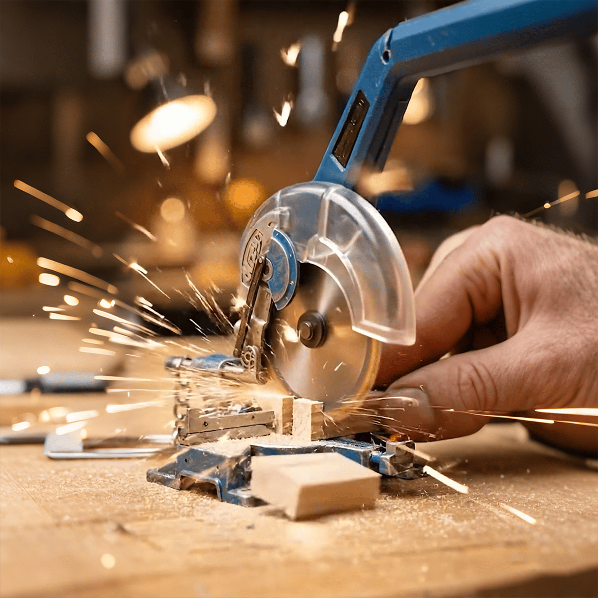 🛠️ 2-in-1 Mini Miter Saw Keychain: : On-the-Go Woodworker’s Tool + Tool Enthusiast Collectible