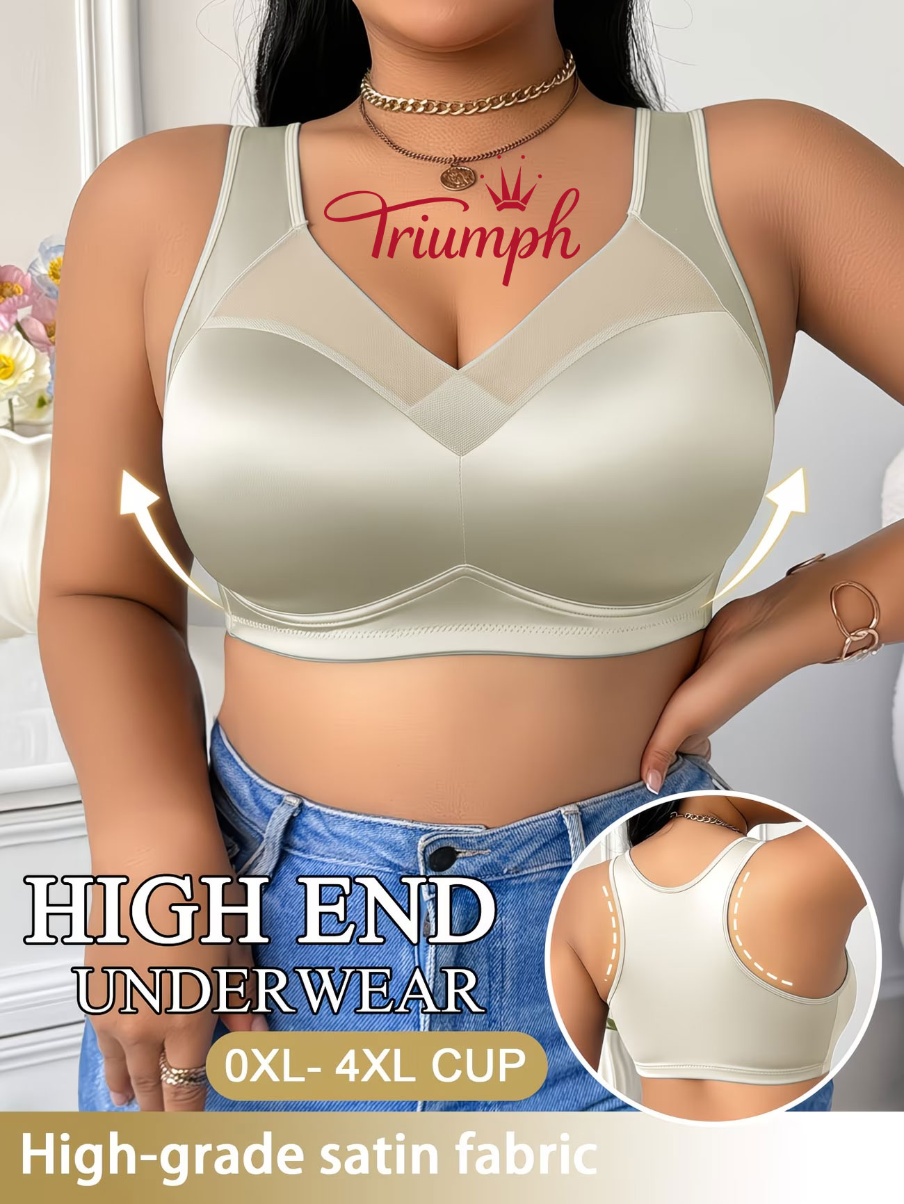 Triumph® 4 db 🤍 Csipke, ami tart – de nem szorít.