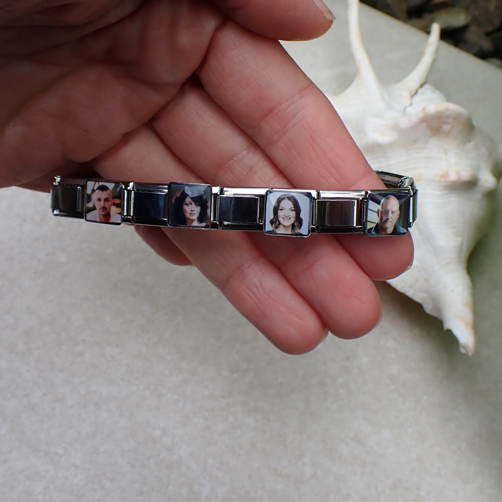 Italian Style Silver Bracelet, Fits 9mm Italian Charms