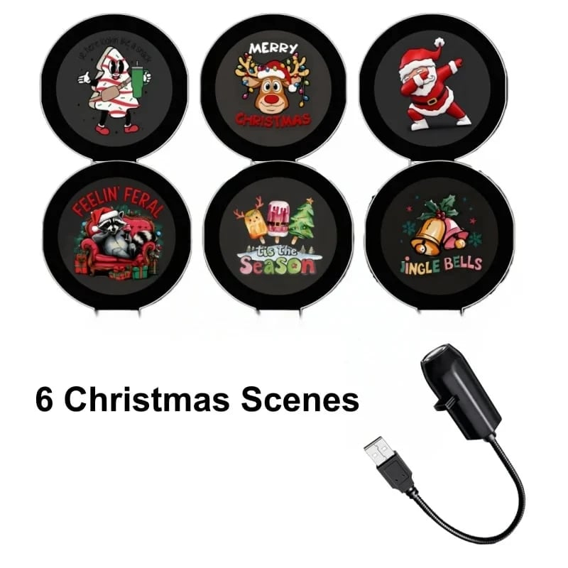 Christmas Projection Night Light-Plug
